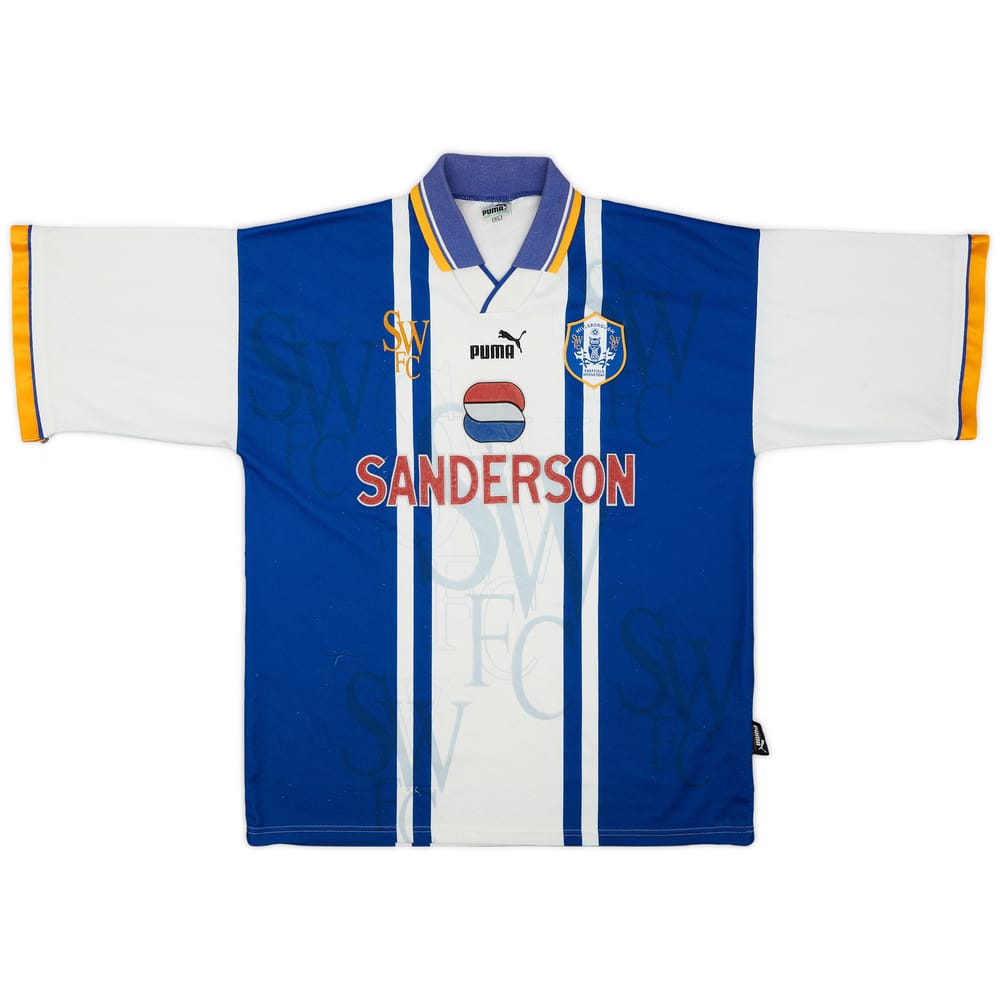 1995-97 Sheffield Wednesday Home Shirt - 8/10 - (XL)