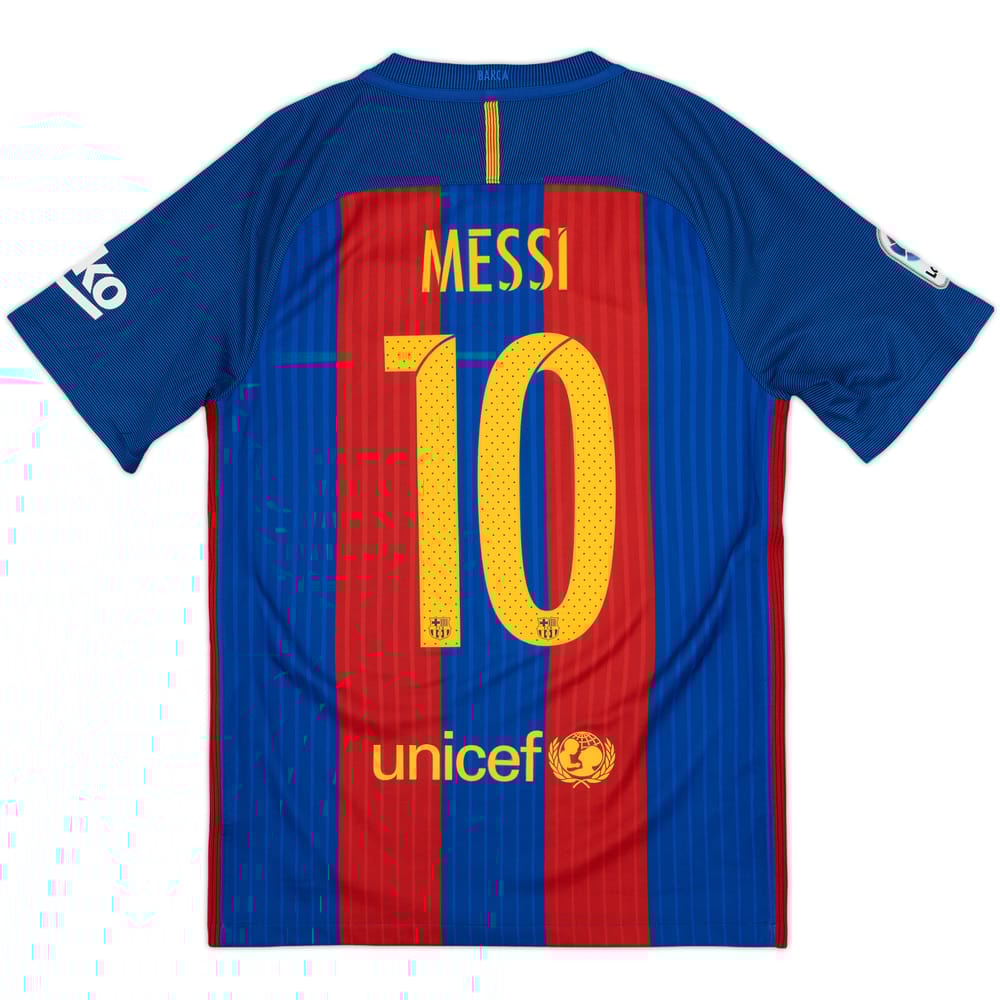 2016-17 Barcelona Home Shirt Messi #10 - 9/10 - (S)