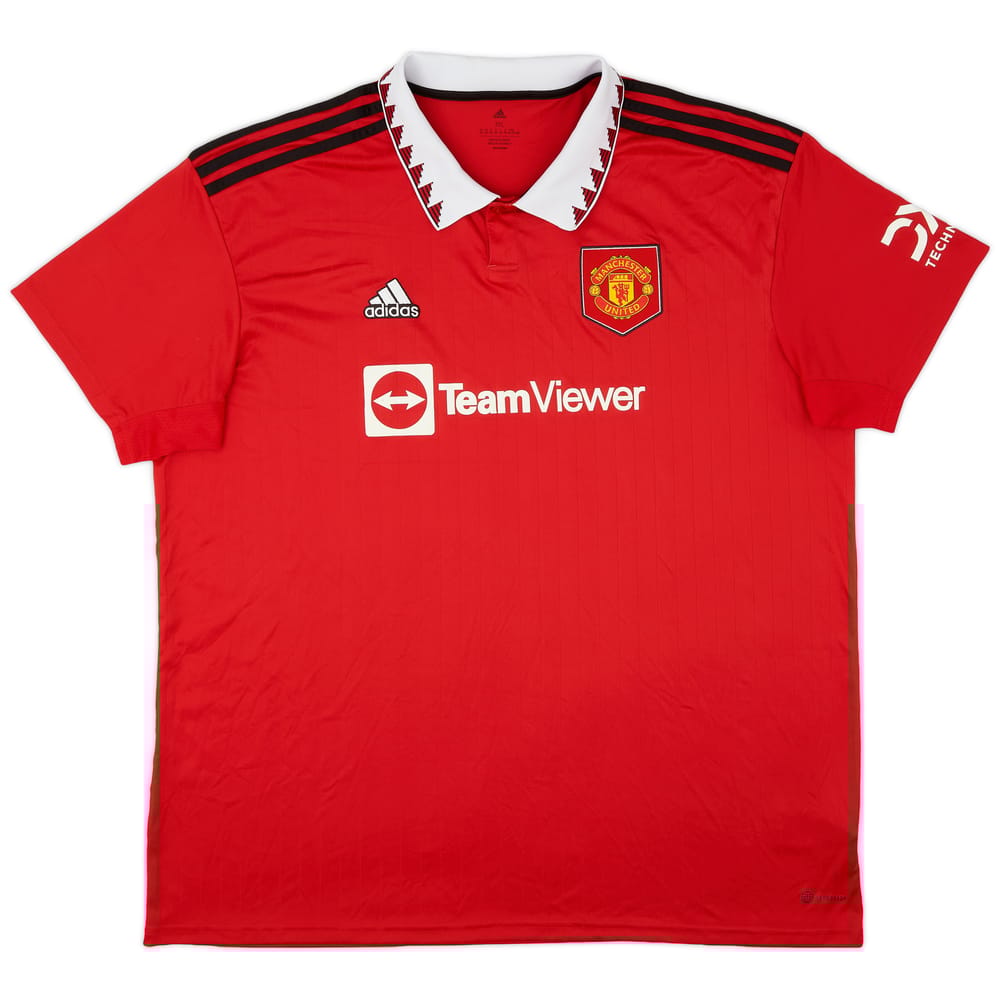 2022-23 Manchester United Home Shirt - 9/10 - (3XL)