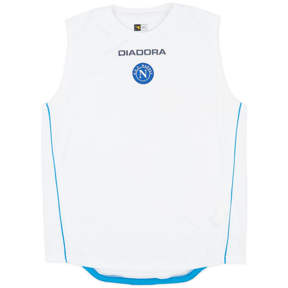 2002-03 Napoli Diadora Training Vest - 7/10 - (XL)