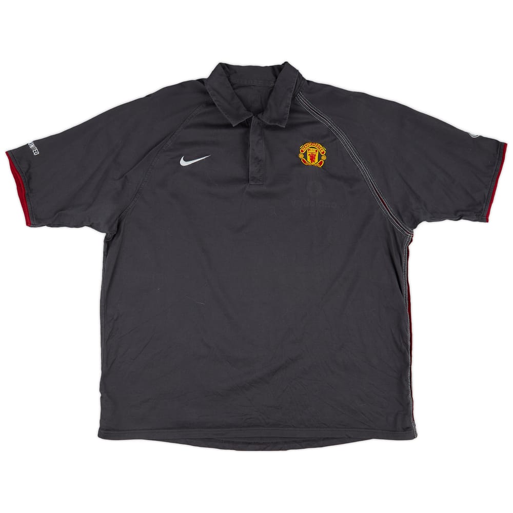 2004-05 Manchester United Nike Polo Shirt - 6/10 - (XL)
