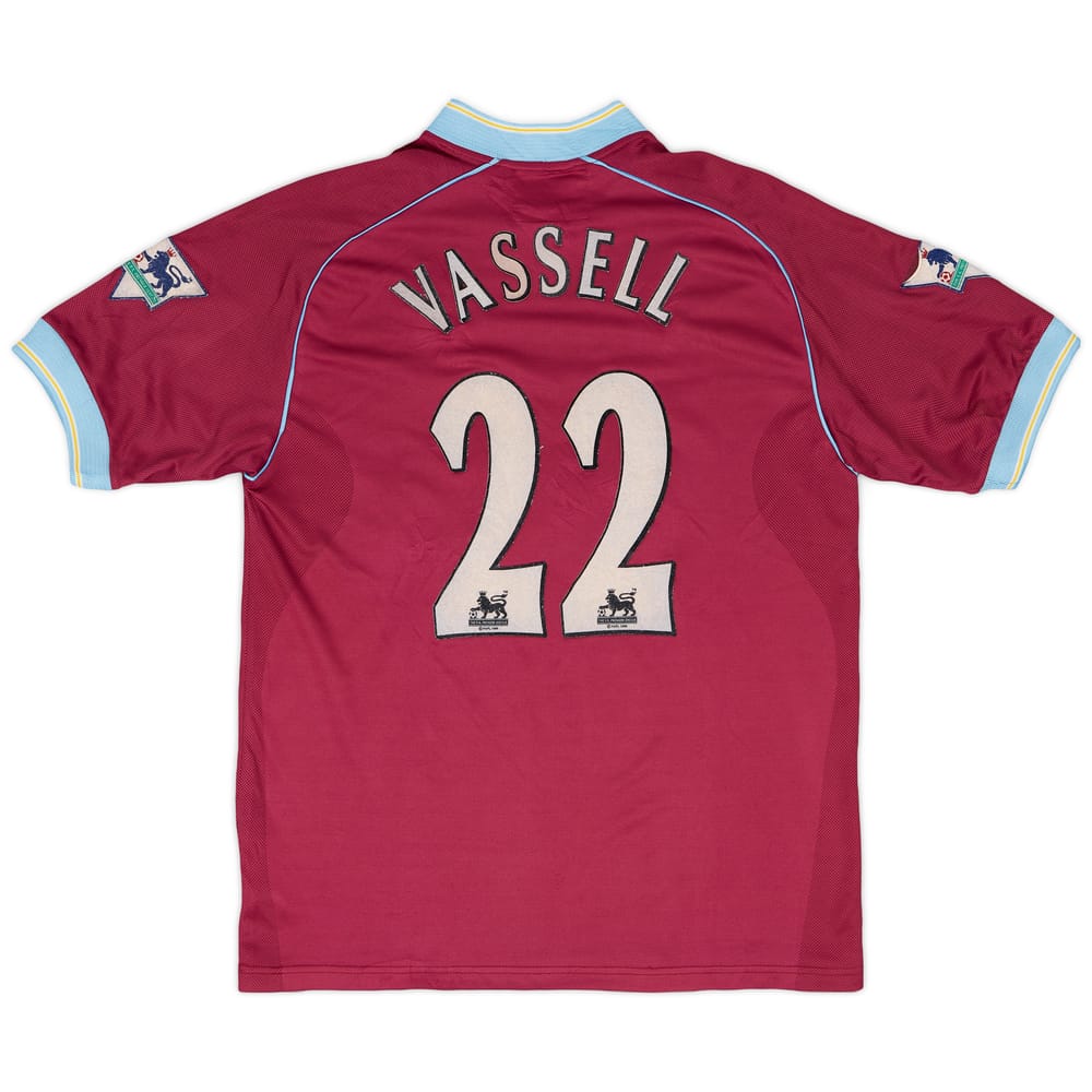 2001-02 Aston Villa Home Shirt Vassell #22 - 4/10 - (S)