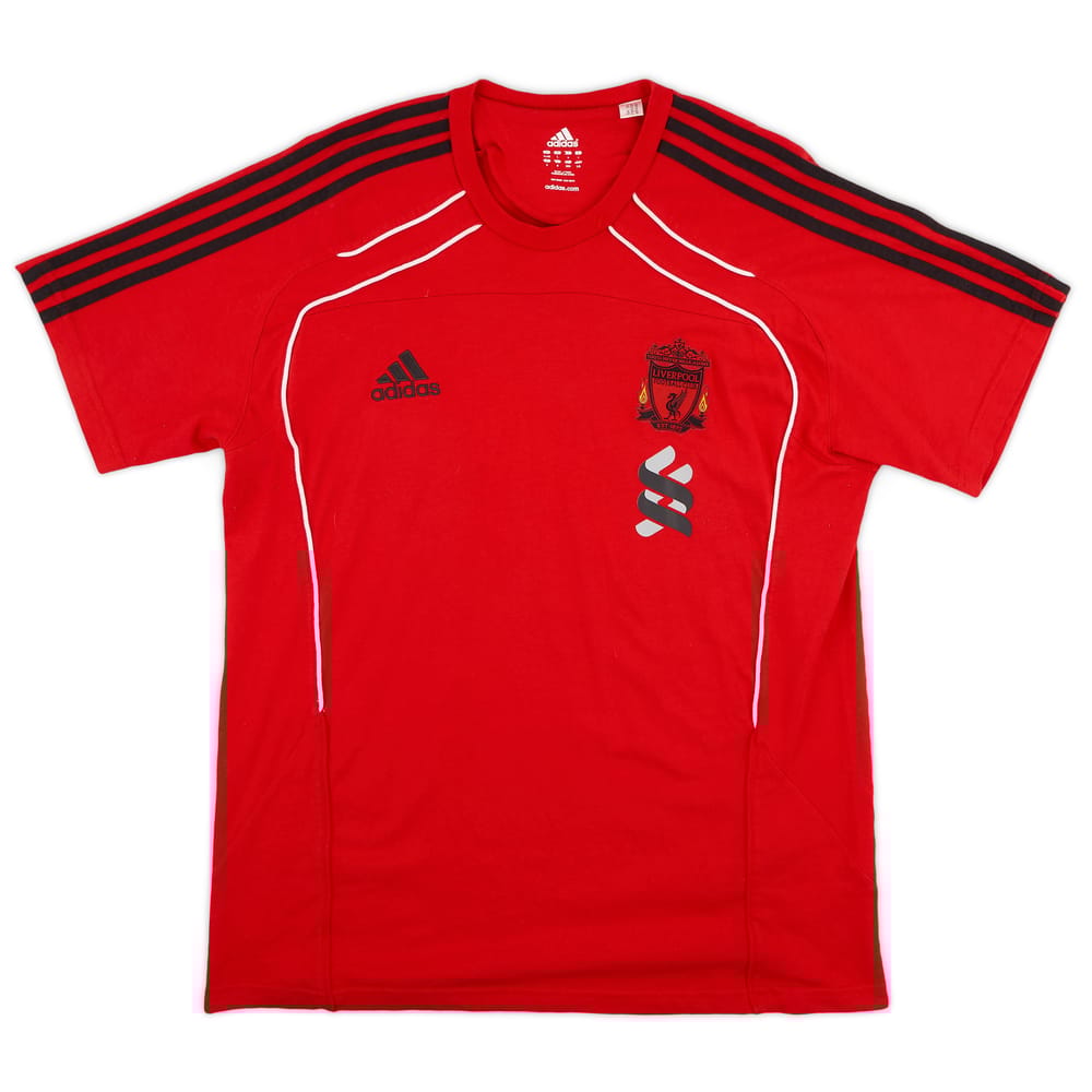 2010-11 Liverpool adidas Training Shirt - 7/10 - (L/XL)