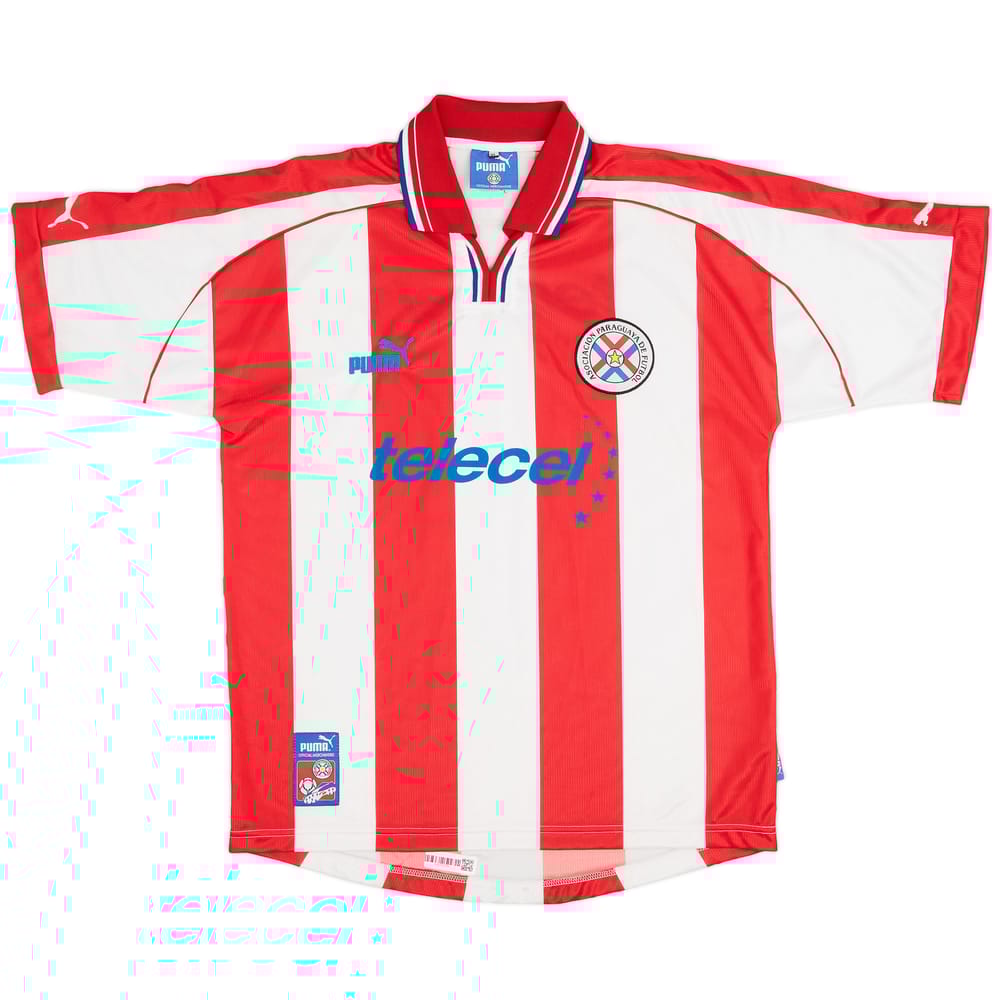 2000-02 Paraguay Home Shirt - 8/10 - (XL)
