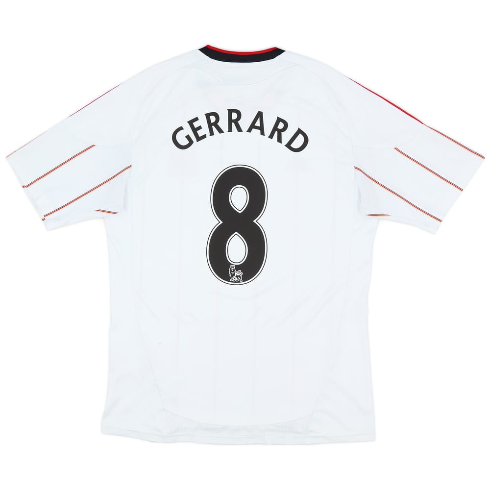2010-11 Liverpool Away Shirt Gerrard #8 - 7/10 - (M)