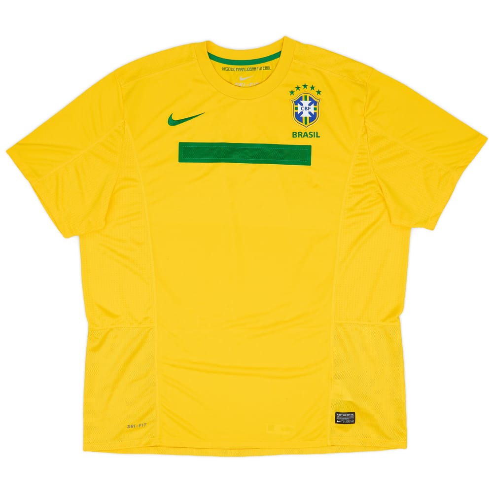 2011 Brazil Home Shirt - 8/10 - (XXL)