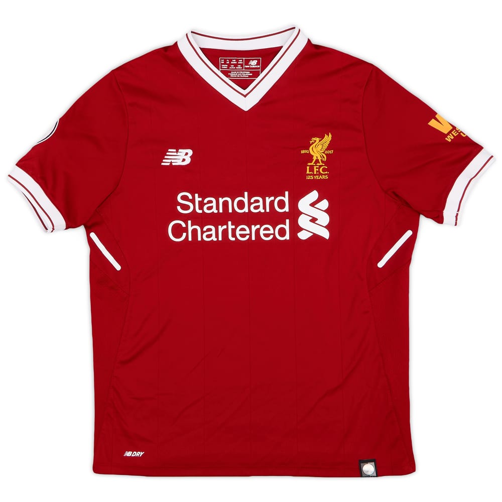2017-18 Liverpool 125 Years Home Shirt - 8/10 - (L.Boys)