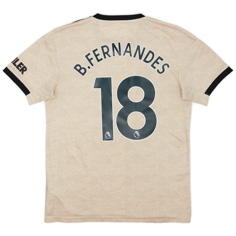 2019-20 Manchester United Away Shirt B.Fernandes #18 - 6/10 - (M)