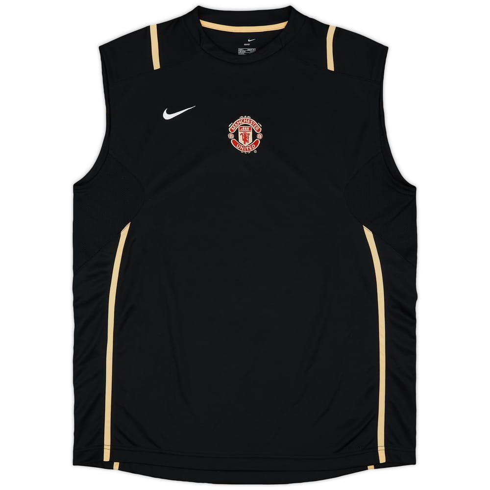 2006-07 Manchester United Nike Training Vest - 9/10 - (L)