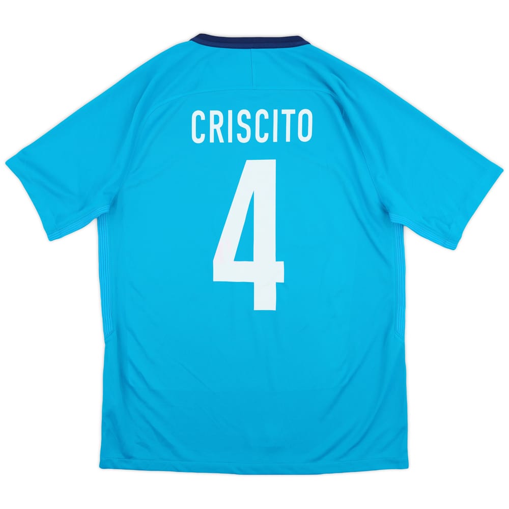 2017-18 Zenit St. Petersburg Home Shirt Criscito #4 - 9/10 - (M)