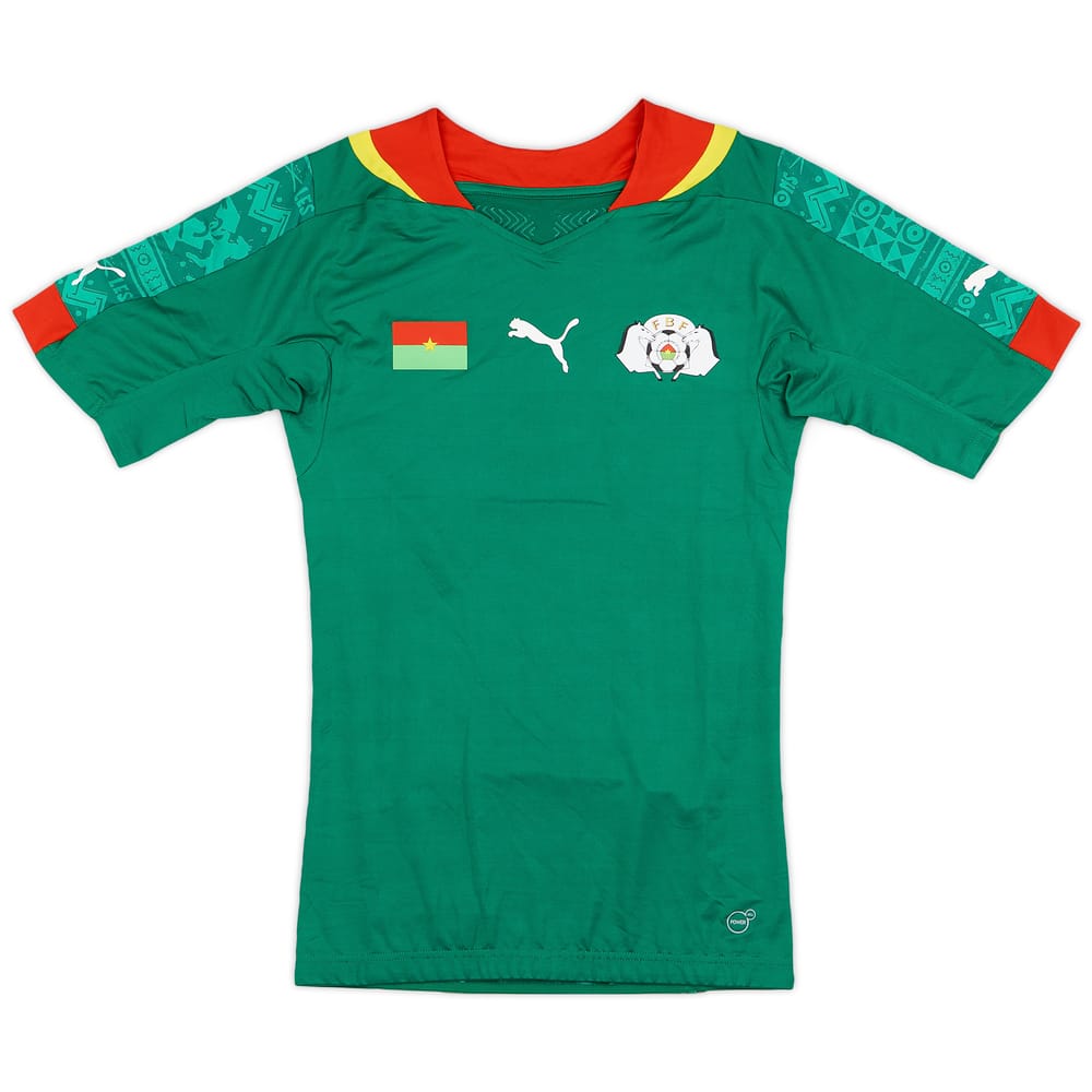 2014-16 Burkina Faso Authentic (ACTV Fit) Home Shirt - 9/10 - (L)