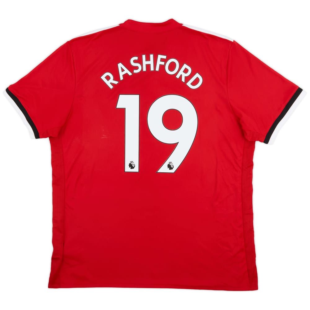 2017-18 Manchester United Home Shirt Rashford #19 - 9/10 - (XL)