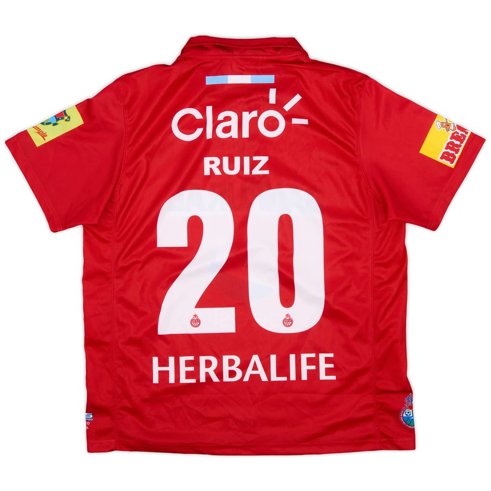 2013-14 Deportivo Municipal Home Shirt Ruiz #20 - 9/10 - (M)