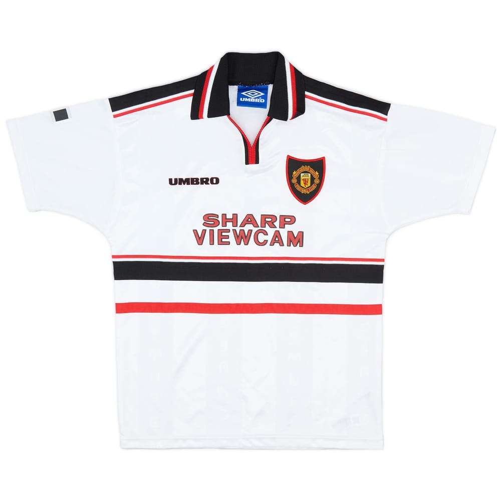 1997-99 Manchester United Away Shirt - 8/10 - (L.Boys)