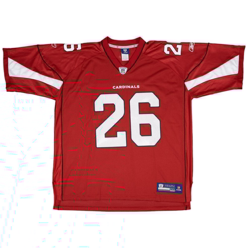 2009-11 Arizona Cardinals Wells #26 Reebok On Field Home Jersey - 9/10 - (XXL)