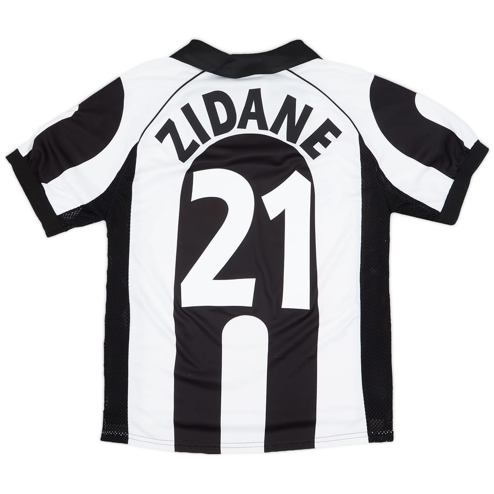 1997-98 Juventus Centenary Home Shirt Zidane #21 - 7/10 - (S)