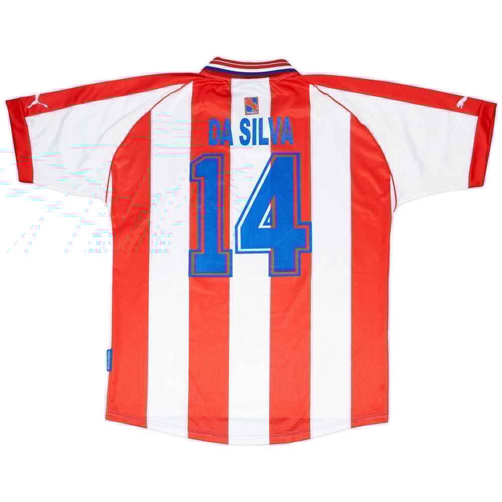 2000-02 Paraguay Home Shirt da Silva #14 - 9/10 - (XL)