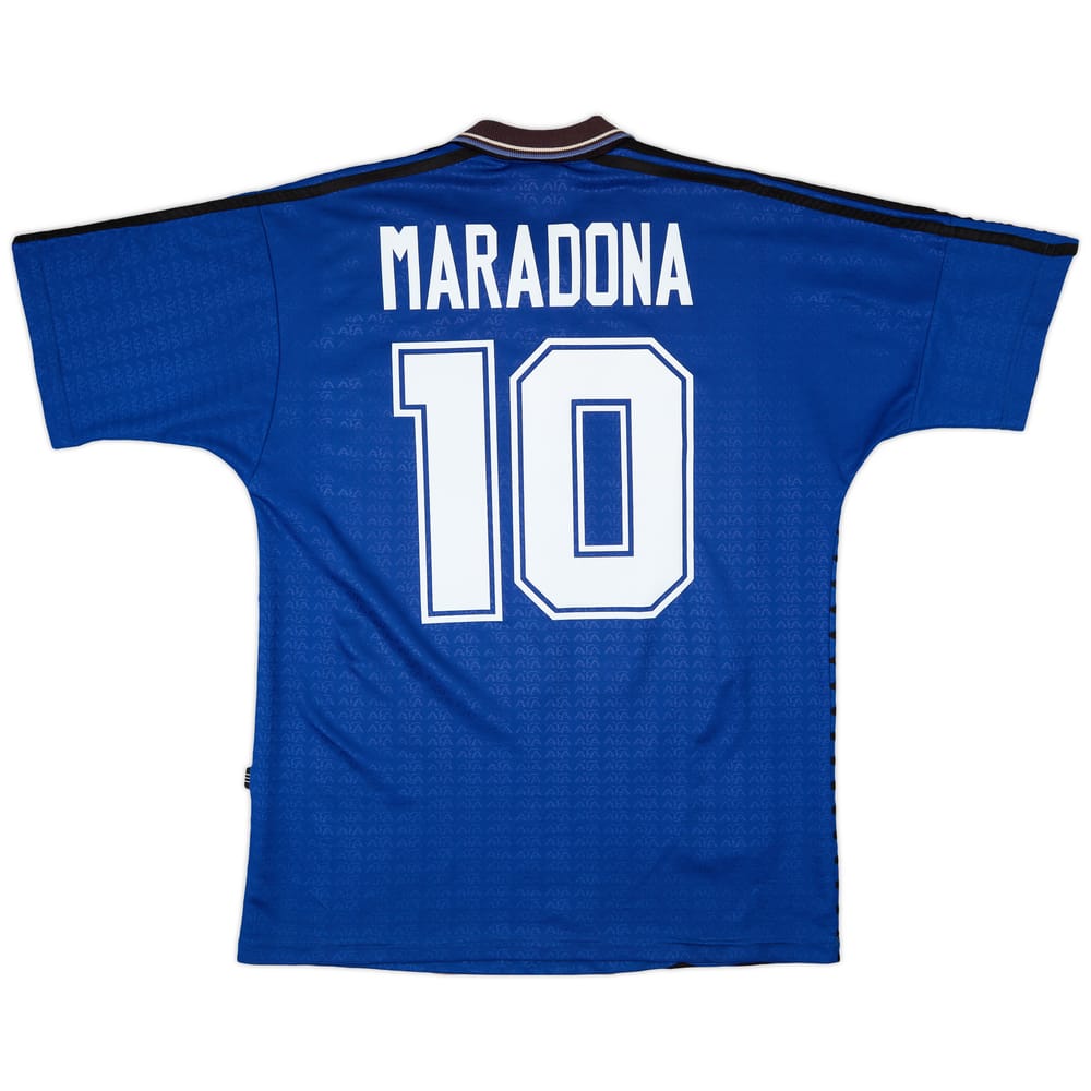 1994-97 Argentina Away Shirt Maradona #10 - 5/10 - (L)