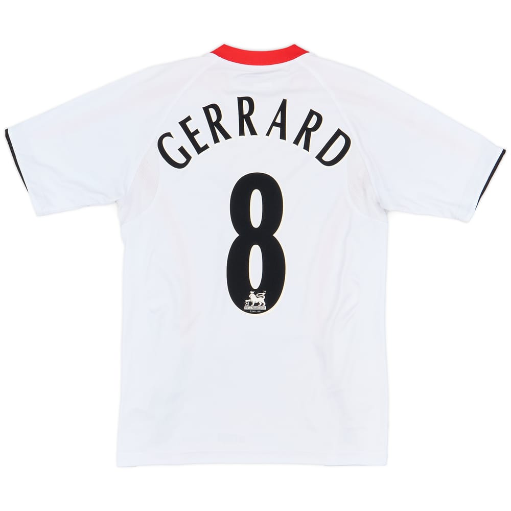 2005-06 Liverpool Away Shirt Gerrard #8 - 7/10 - (S)