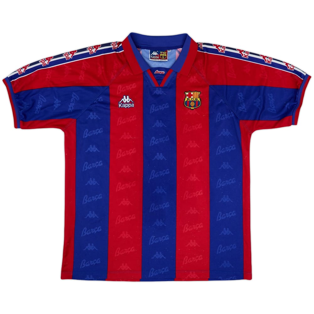 1995-97 Barcelona Home Shirt - 8/10 - (XL)