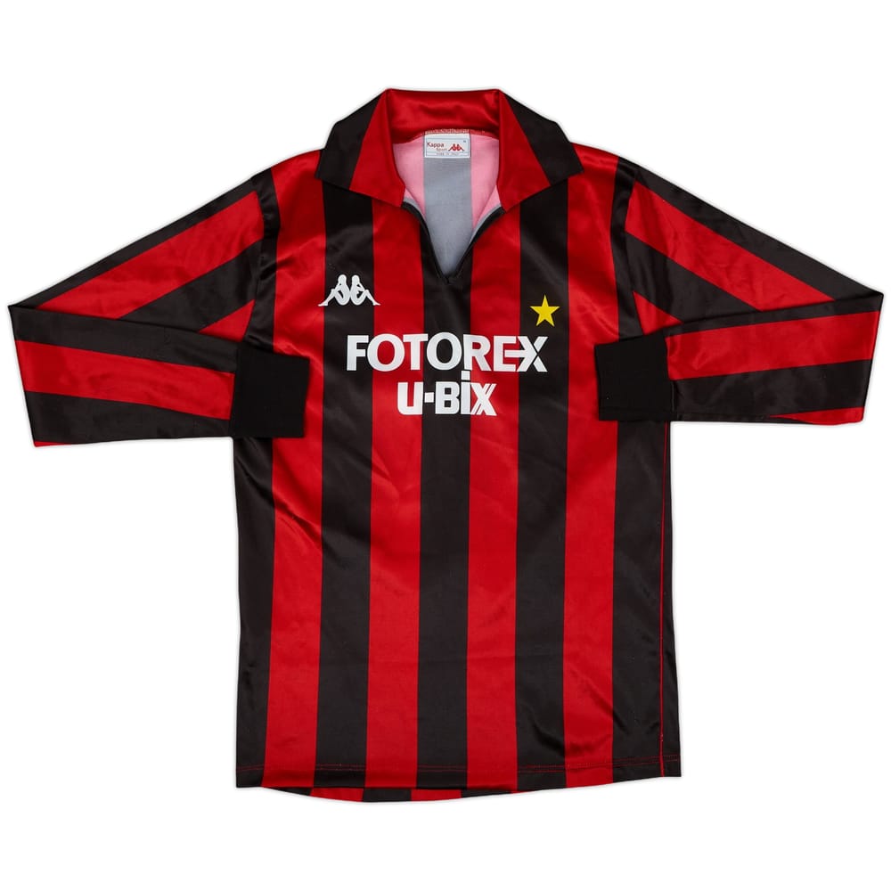 1986-87 AC Milan Home L/S Shirt - 9/10 - (M)