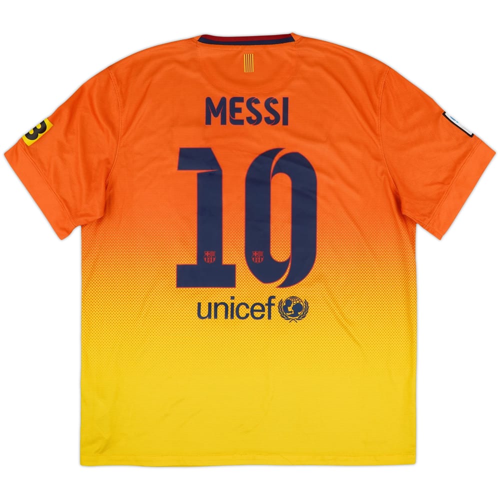 2012-13 Barcelona Away Shirt Messi #10 - 9/10 - (XL)