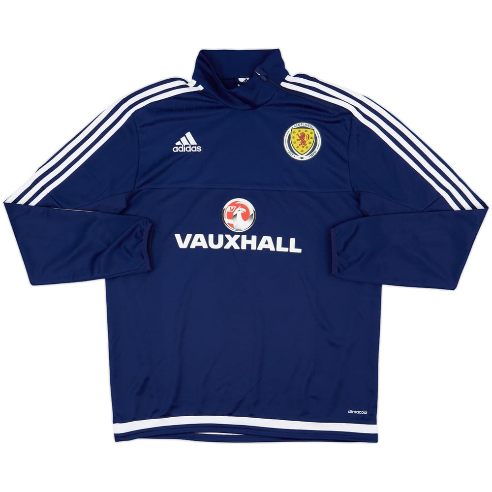 2014-15 Scotland adidas 1/4 Zip Training Top - 10/10 - (L)