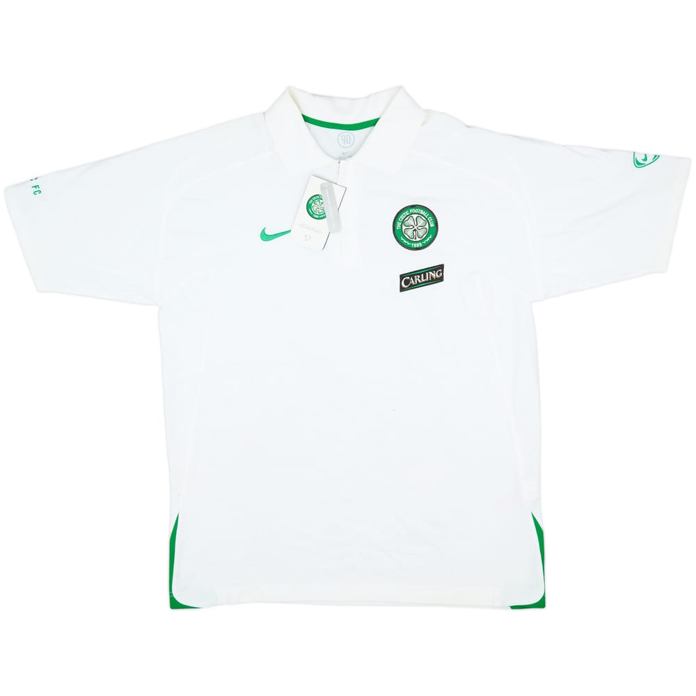 2006-07 Celtic Nike 1/4 Zip Polo Shirt (L)