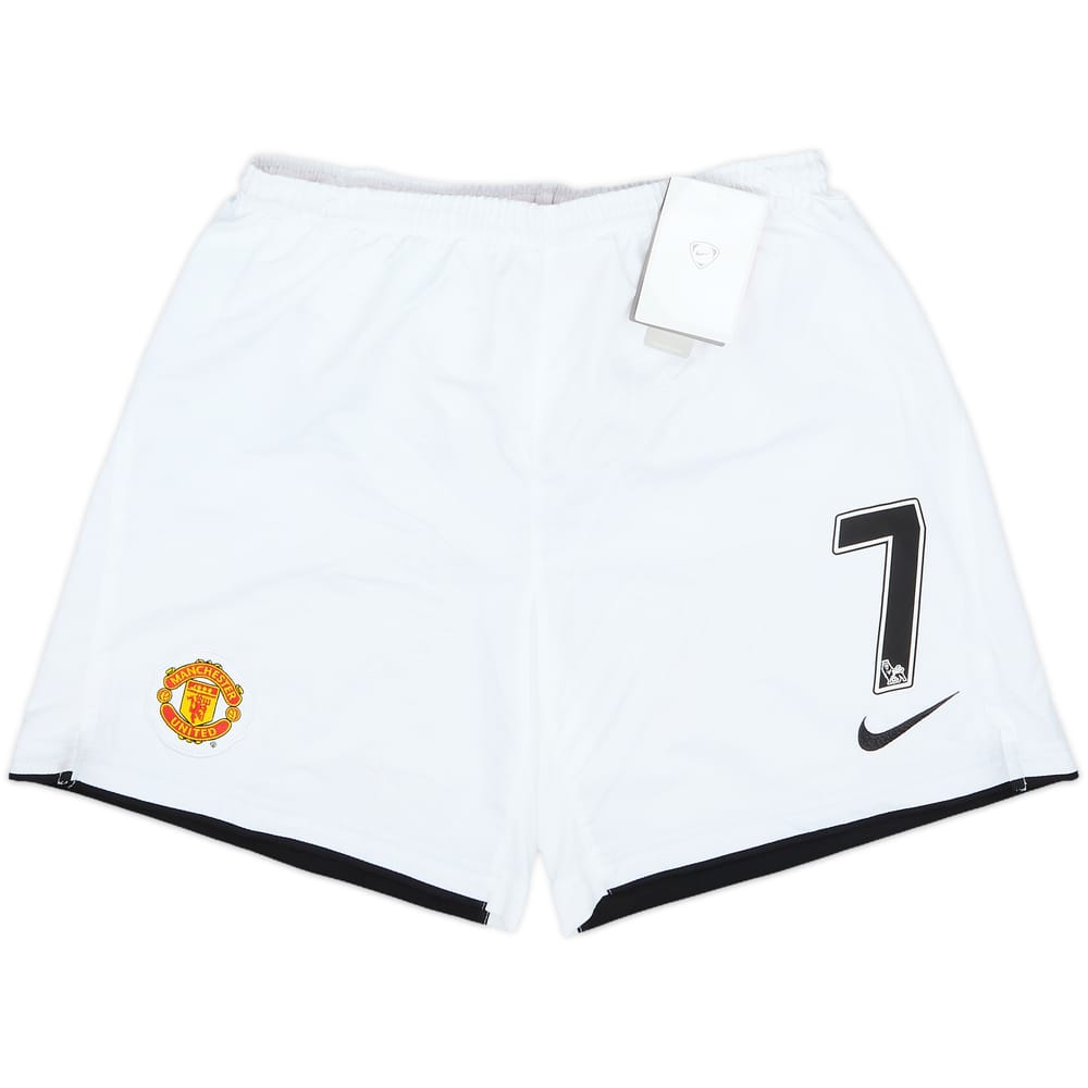 2007-09 Manchester United Home Shorts #7 (Ronaldo) (L.Boys)
