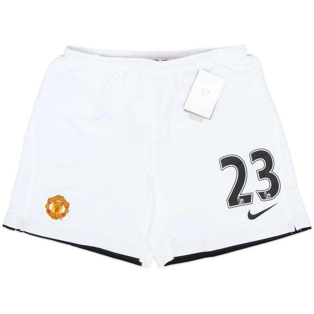 2007-09 Manchester United Home Shorts #23 (Evans) (L.Boys)