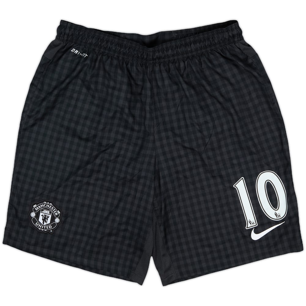 2012-13 Manchester United Away Shorts #10 (Rooney) - 10/10 - (L)