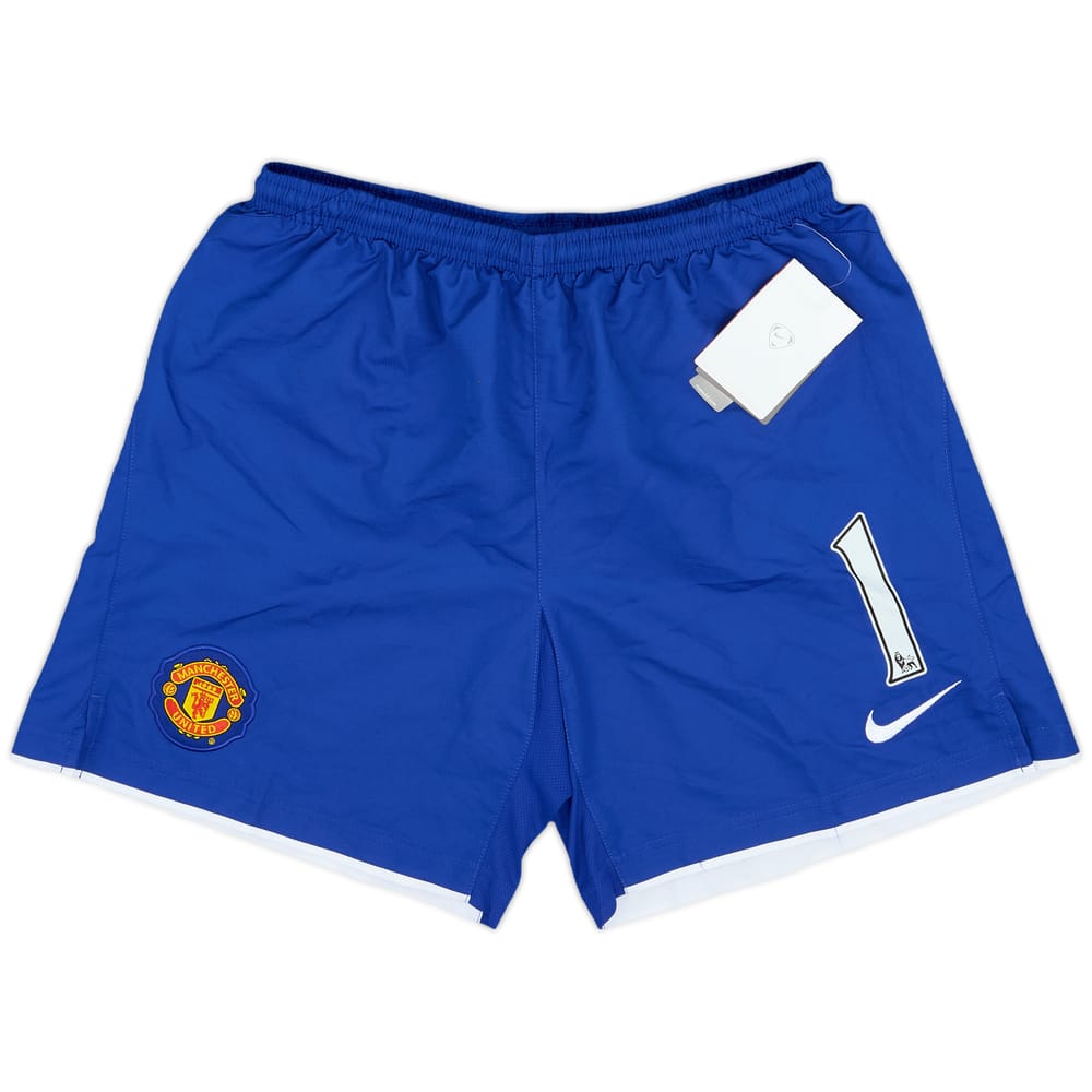 2007-08 Manchester United GK Shorts #1 (Van Der Sar) (L.Boys)