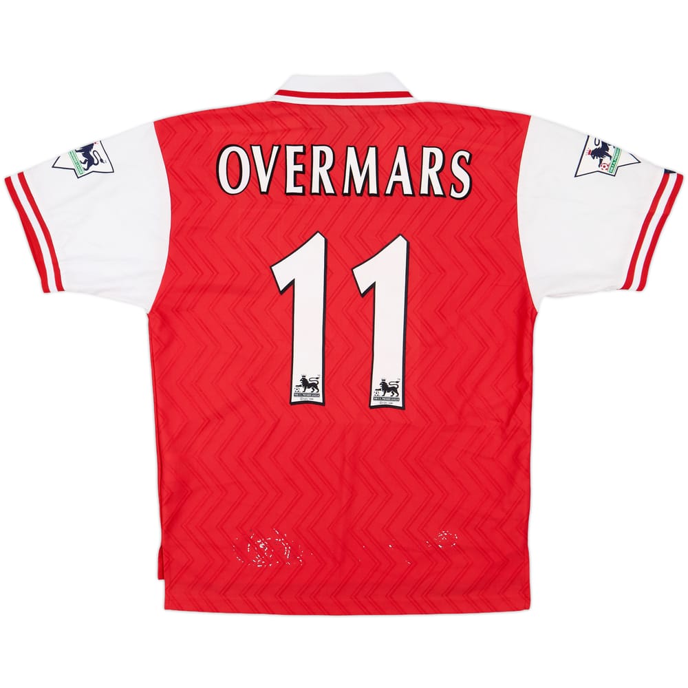1996-98 Arsenal Home Shirt Overmars #11 - 7/10 - (L)