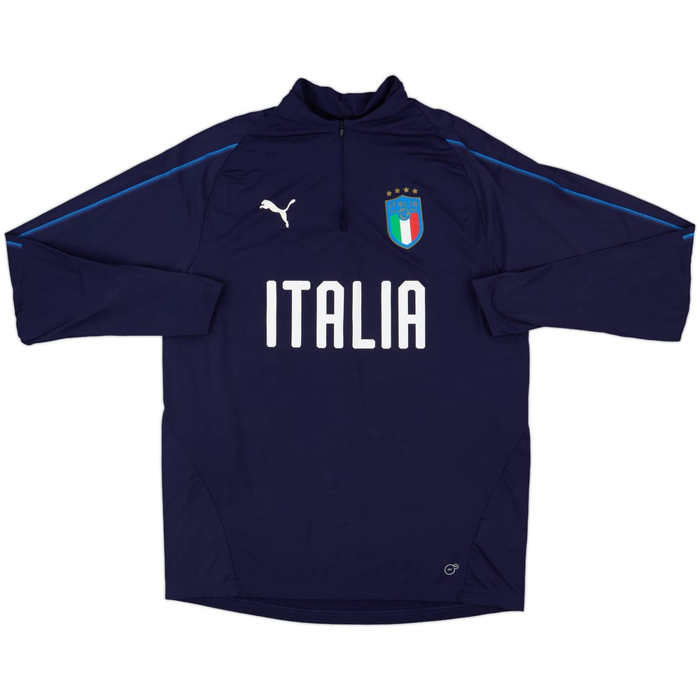 2018-20 Italy Puma 1/4 Zip Drill Top - 8/10 - (L)
