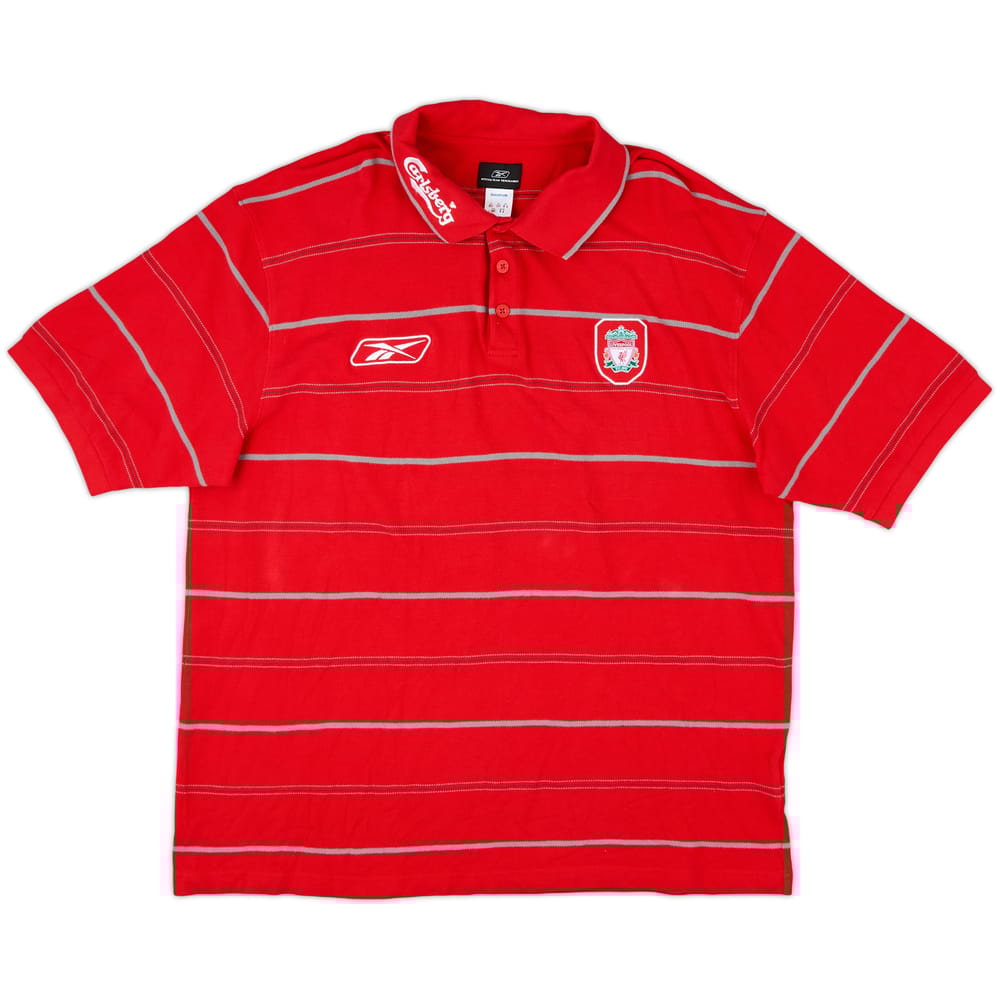 2005-06 Liverpool Reebok Polo Shirt - 9/10 - (XXL)