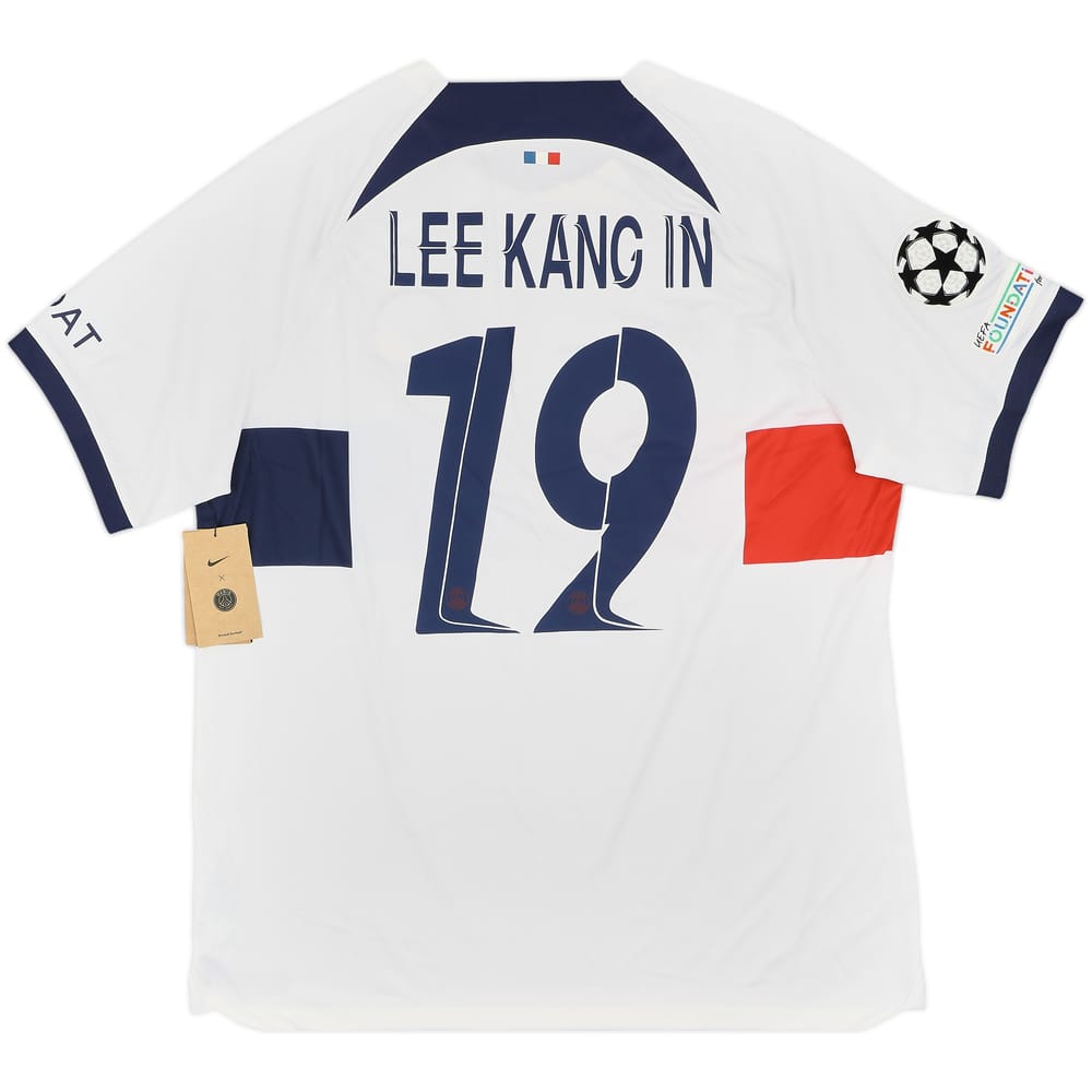 2023-24 Paris Saint-Germain Away Shirt Lee Kang In #19 (XL)