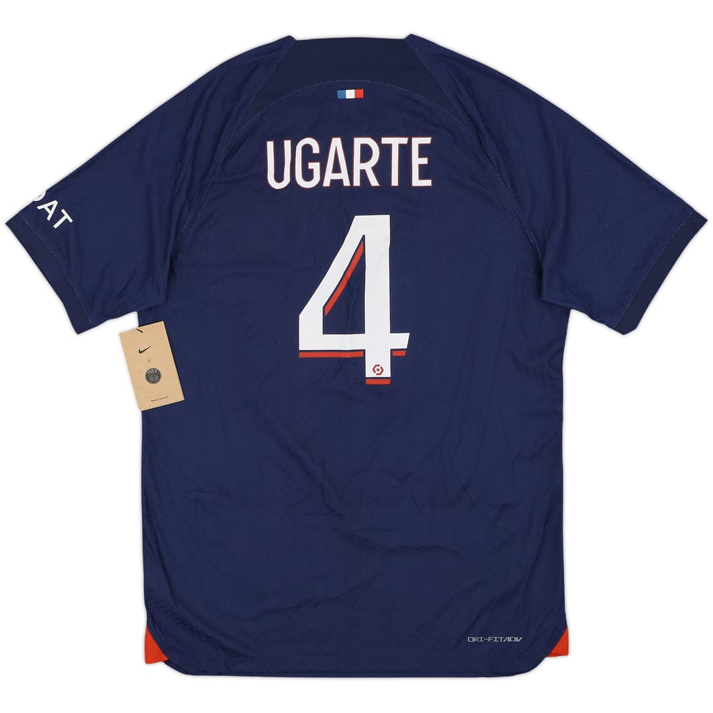 2023-24 Paris Saint-Germain Authentic Home Shirt Ugarte #4 (M)