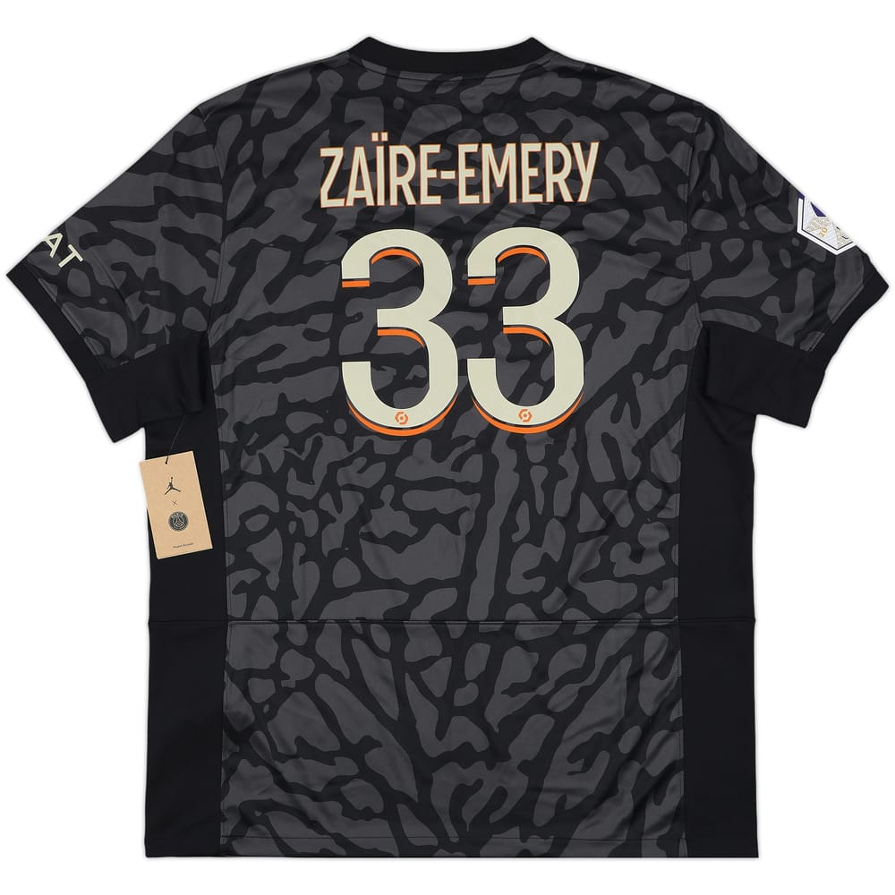 2023-24 Paris Saint-Germain Third Shirt Zaire-Emery #33 (XL)
