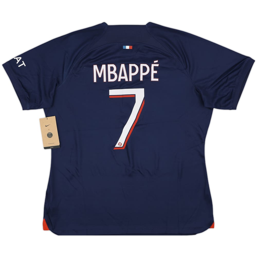 2023-24 Paris Saint-Germain Home Shirt Mbappe #7 (Women's XL)