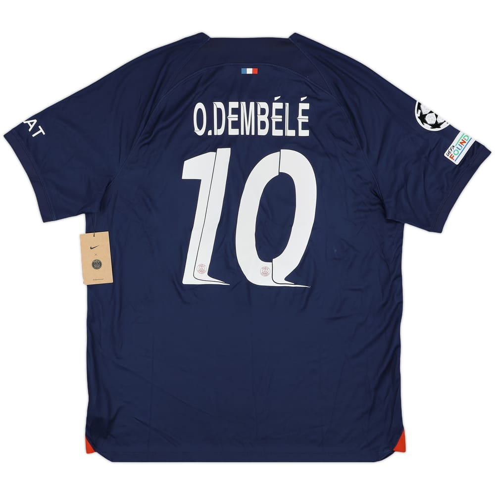 2023-24 Paris Saint-Germain Home Shirt O.Dembele #10 (XL)