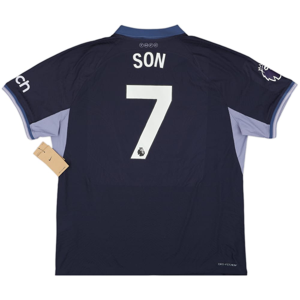 2023-24 Tottenham Authentic Away Shirt Son #7 (XXL)