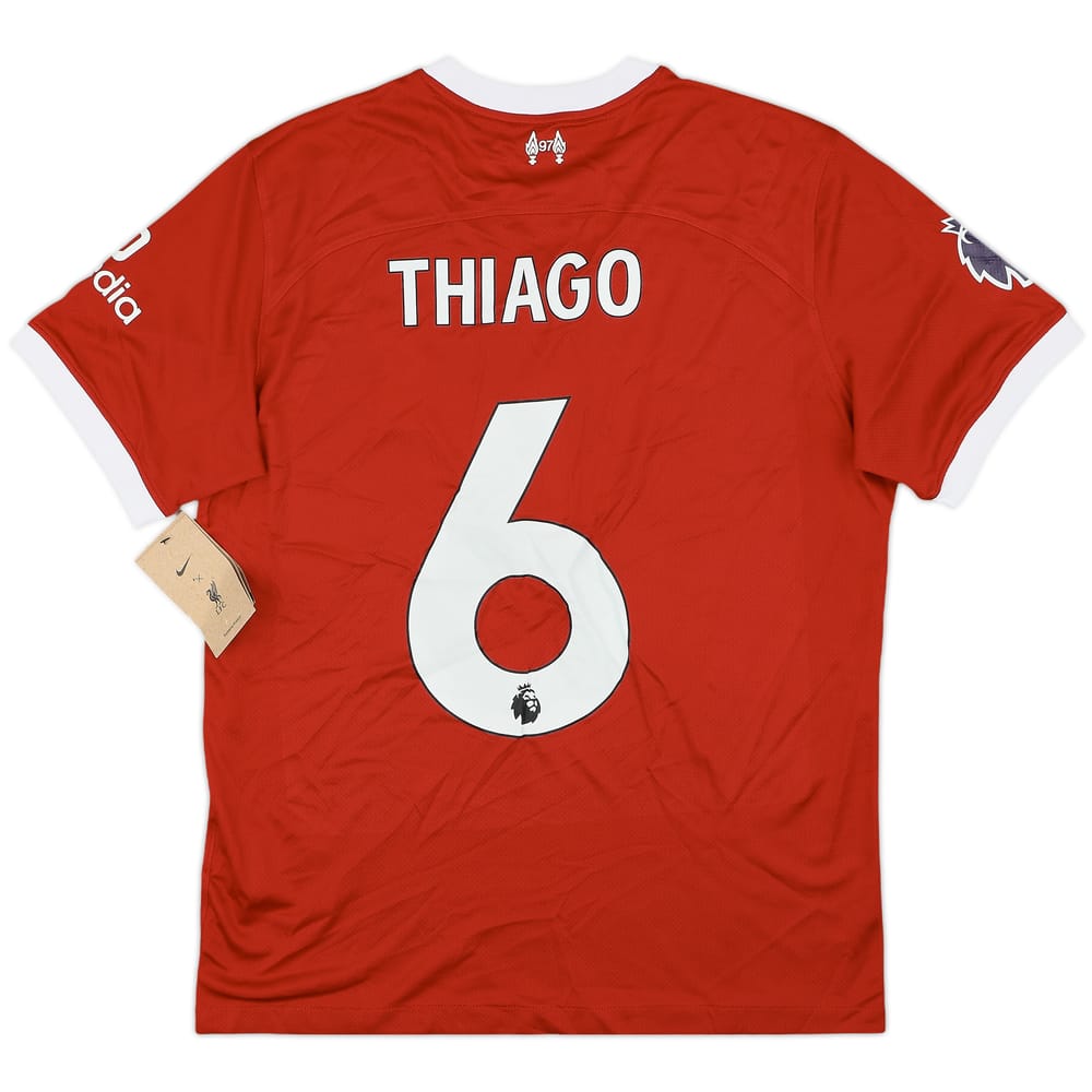 2022-23 Liverpool Home Shirt Thiago #6 (M)