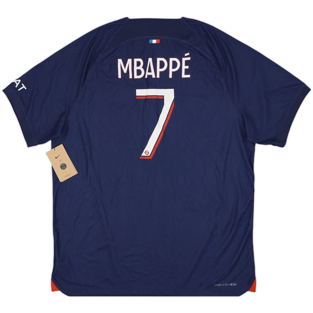 2023-24 Paris Saint-Germain Authentic Home Shirt Mbappe #7 (XL)