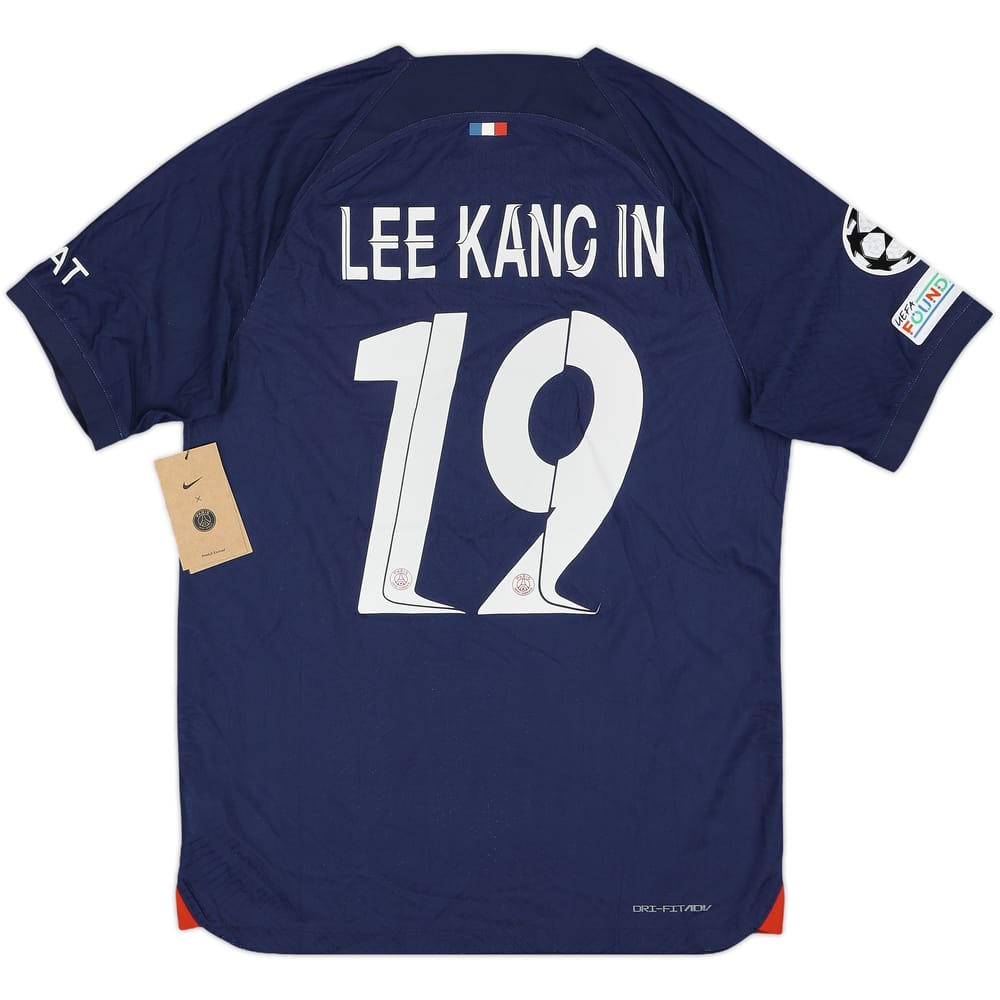 2023-24 Paris Saint-Germain Authentic Home Shirt Lee Kang In #19 (M)