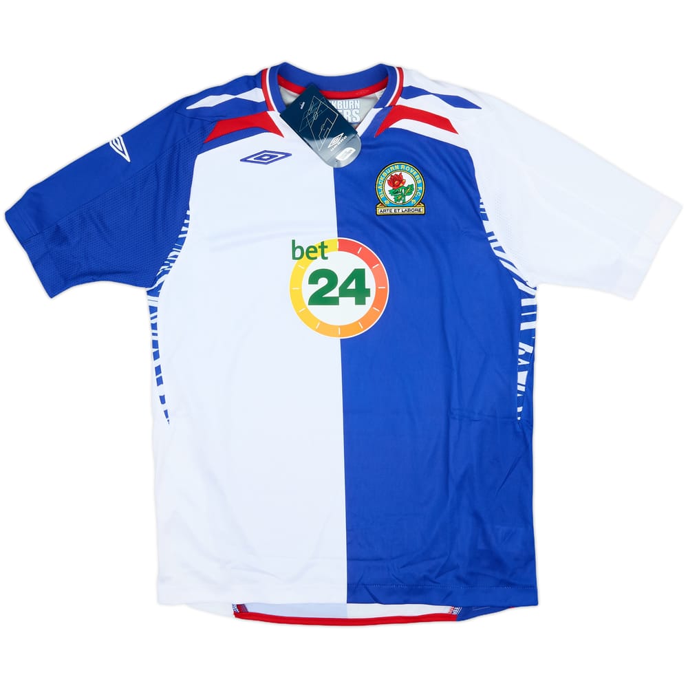 2007-08 Blackburn Home Shirt (XL.Boys)
