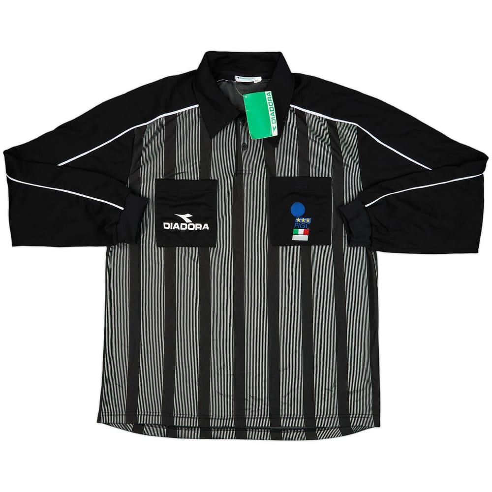 1990s Italy FIGC Diadora Referee L/S Shirt (XXL)