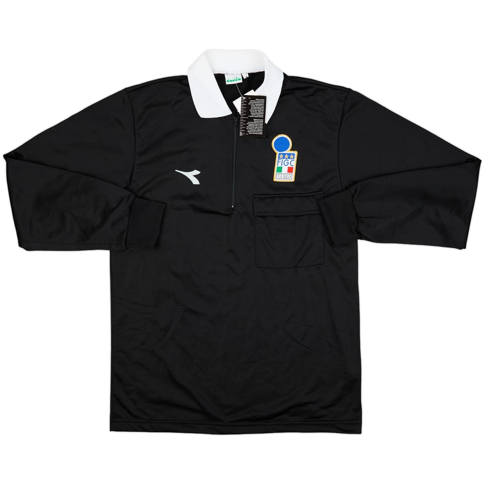 1990s Italy FIGC Diadora Referee L/S Shirt (M)