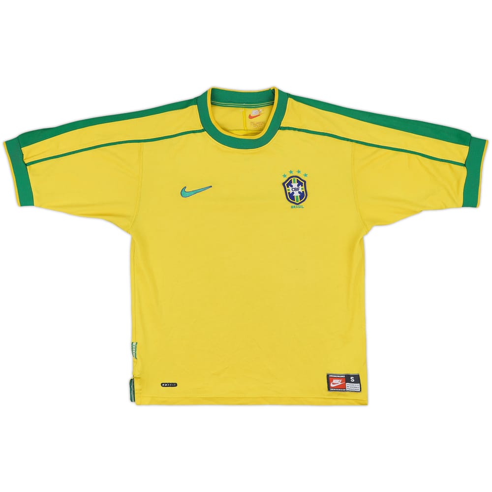 1998-00 Brazil Home Shirt Killoran - 5/10 - (S)