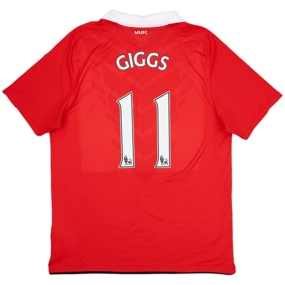 2010-11 Manchester United Home Shirt Giggs #11 - 8/10 - (L)