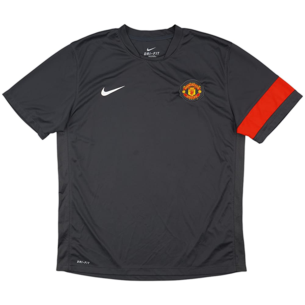 2010-11 Manchester United Nike Training Shirt - 8/10 - (XL)